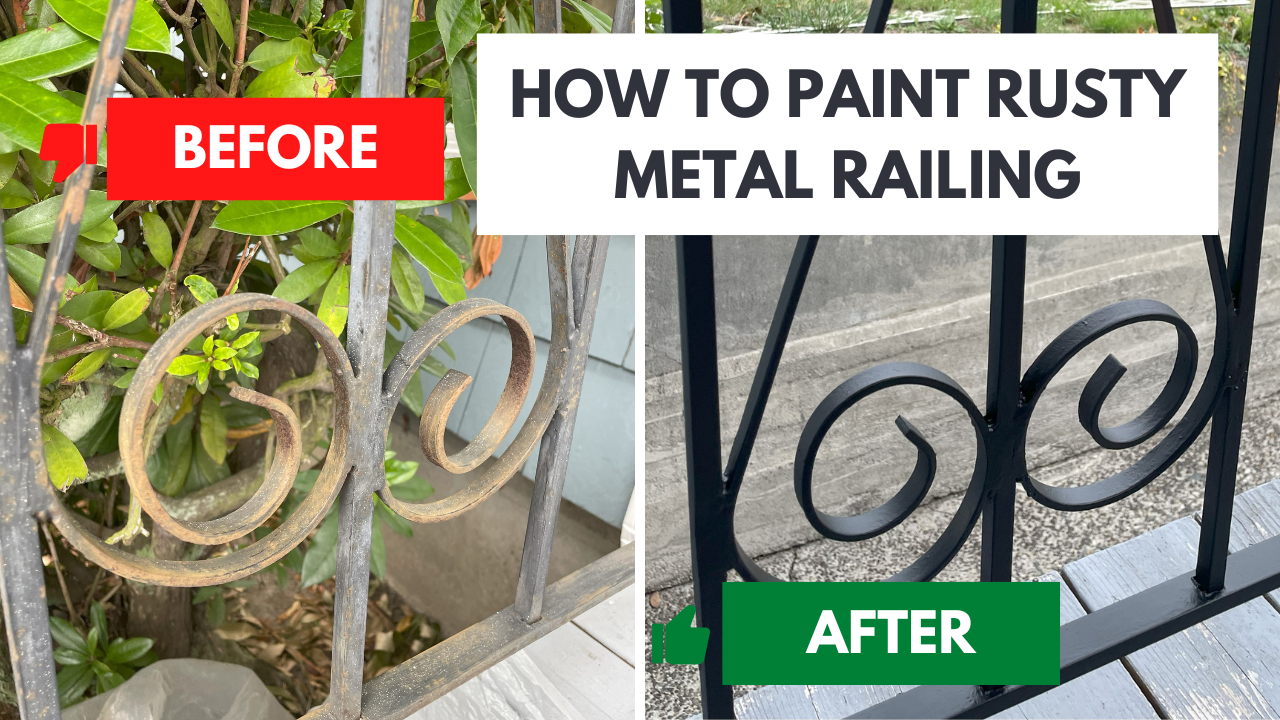 The Ultimate Guide to Painting Rusty Metal Railings — Lucky Furniture Co.