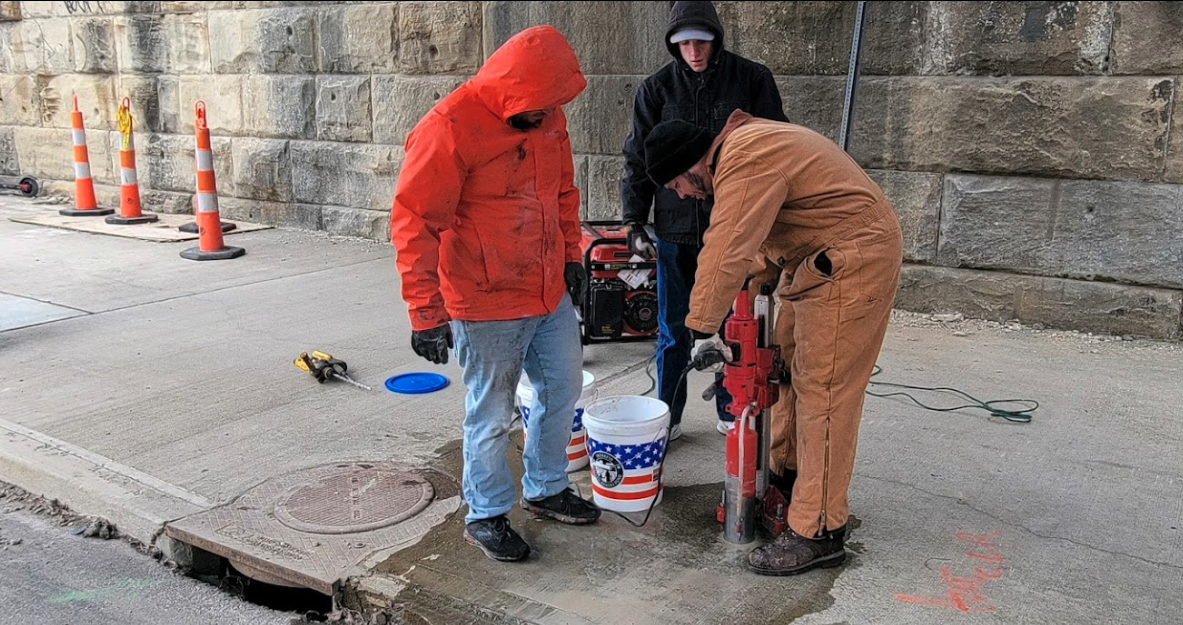 How to Core Drill for Parking Lot Bollard Installation - BLUEROCK Tools
